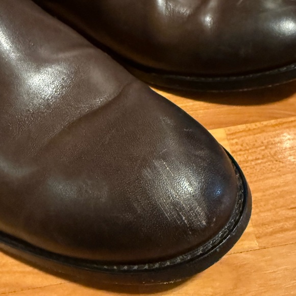 Frye Size 8.5B Dark Brown Women's Melissa  Leather Boots - Picture 6 of 12